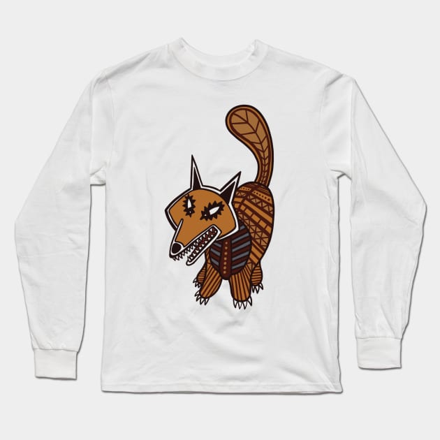 The Fox - Watership Down Intro Long Sleeve T-Shirt by MonoMano